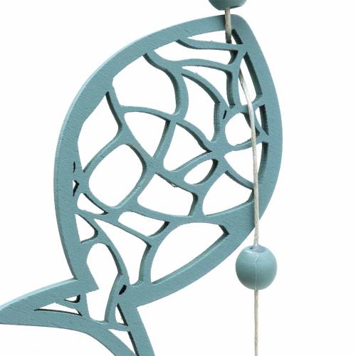 Floristik24 Decorative garland maritime fish and pearls blue white 120cm