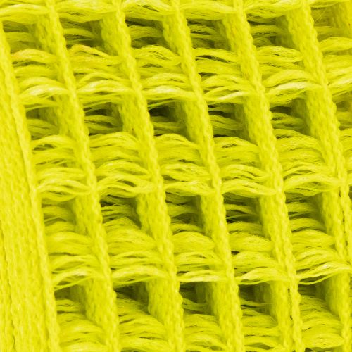 Yellow mesh ribbon, 4.5 cm, gift ribbon for creative decoration | Floristik24.ie