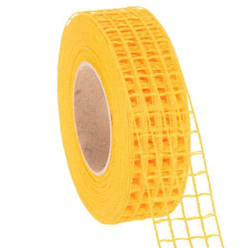 Decorative mesh tape, assorted colors, 3cm x 10m, 7 pieces | Floristik24.ie