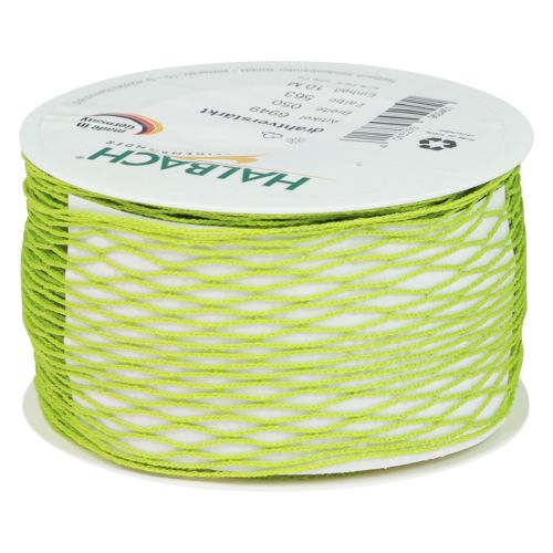 Product Mesh tape, grid tape, decorative tape, green, wire-reinforced, 50mm, 10m