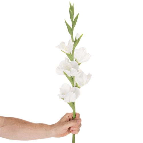 Artificial gladiolus, long stem, for vases, 88cm | Floristik24.ie