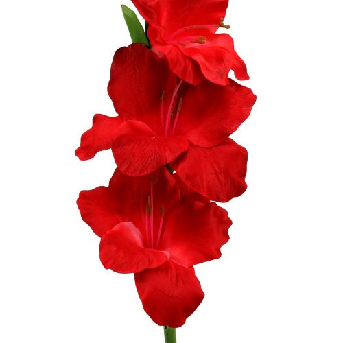 Floristik24 Gladiolus red artificial 86cm
