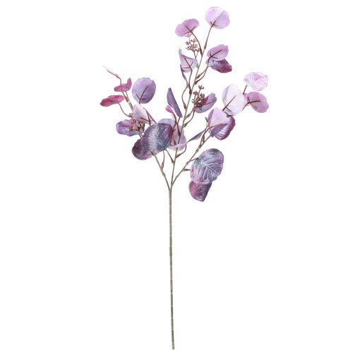 Floristik24 Glamour Eucalyptus Branch Eucalyptus Artificial Violet 65cm 3pcs