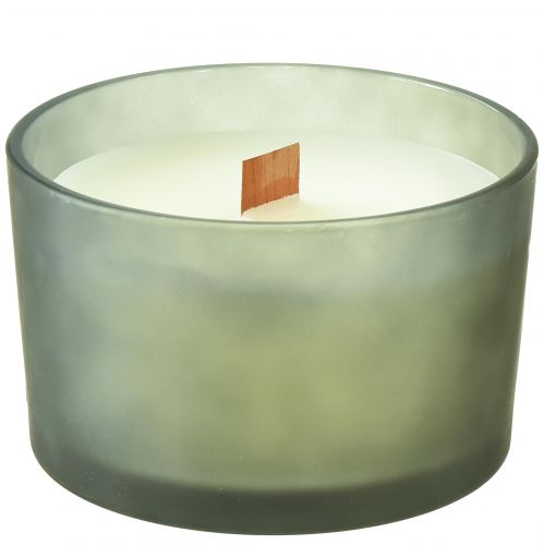 Floristik24 Scented candle in glass sage sandalwood chip Ø12.5cm H8cm