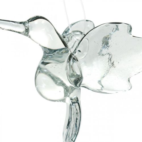 Floristik24 Glass decoration birds of paradise, decoration hummingbird, glass pendant, bird decoration 3pcs