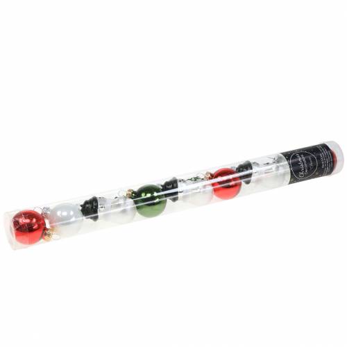 Floristik24 Christmas tree decorations Christmas balls snowman glass 9pcs