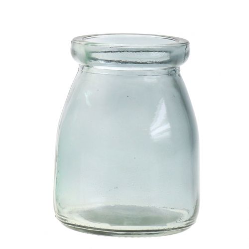 Floristik24 Deco glass Ø6cm H8cm green/grey 6pcs