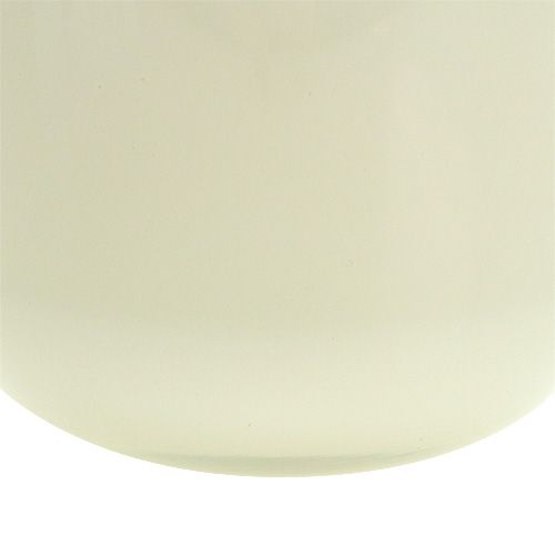 Product Glass flowerpot Ø12.5cm H11cm Cream