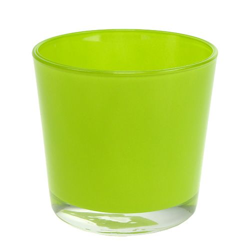 Floristik24 Glass planter light green Ø11.5 H11cm