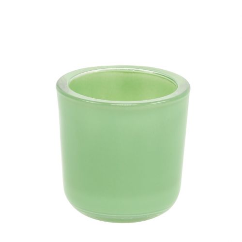 Floristik24 Glass pot Ø7.8cm H8cm mint green