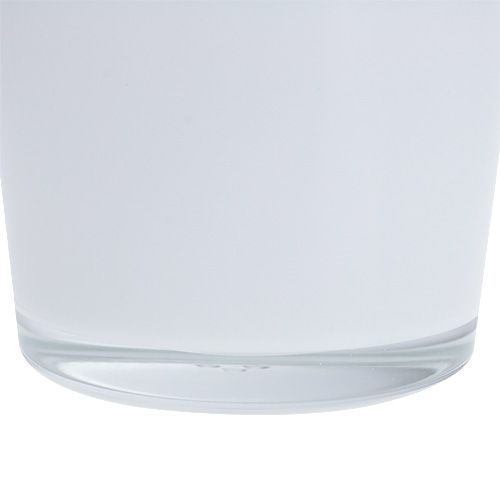 Floristik24 Glass flower pot white Ø10cm H8.5cm