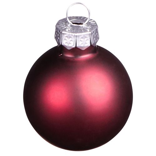 Product Glass balls Christmas in Bordeaux Mix Ø3cm 22 pcs