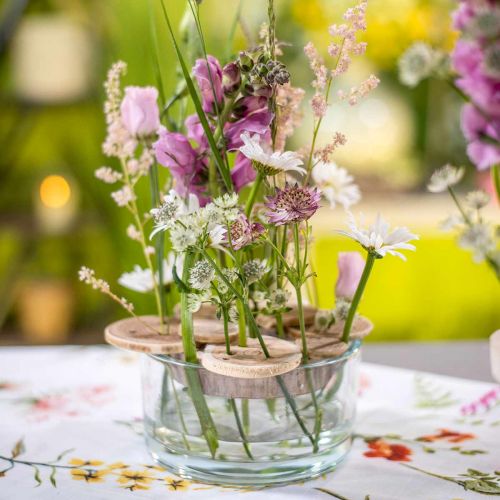 Floristik24 Glass bowl bowl glass clear Ø15cm H8cm