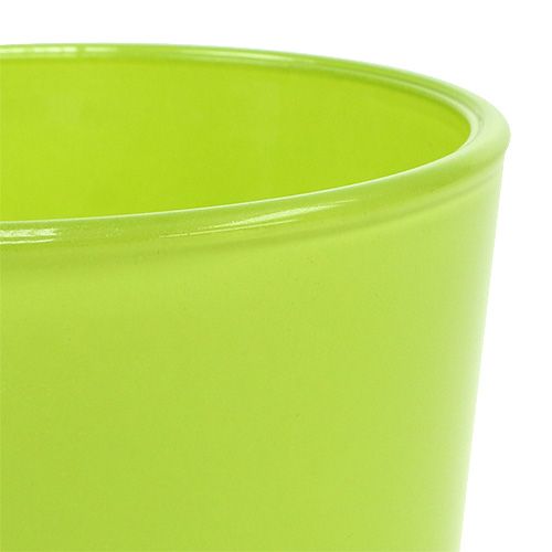 Floristik24 Glass planter green Ø10cm H9cm