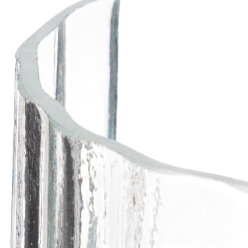 Product Vase with unique striped structure, modern design, 19cm