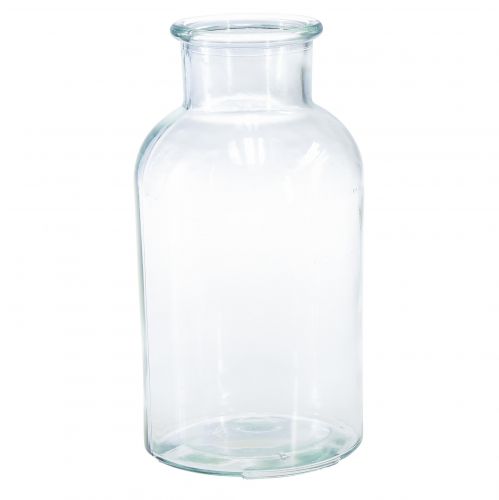 Glass vase apothecary bottle retro decorative bottle Ø10cm H20cm
