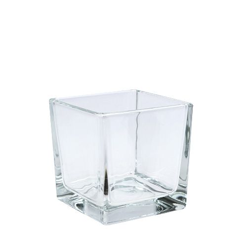 Product Glass cubes clear 8cm x 8cm x 8cm 6pcs