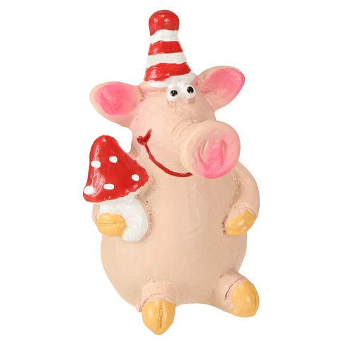 Product Lucky Pig Decoration Pig with Lucky Charms 5cm 6pcs