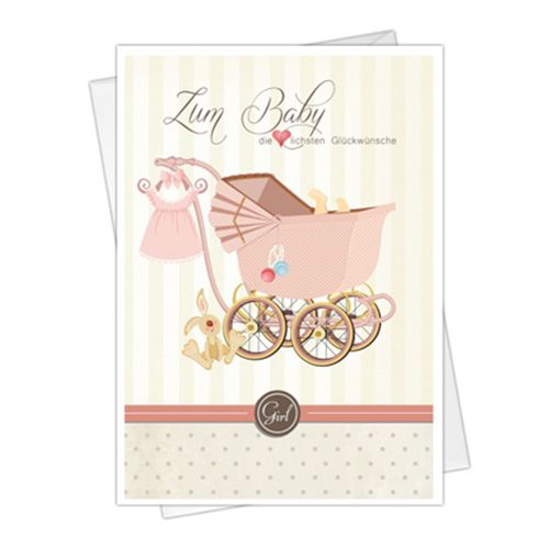 Product Birthday card for girls 5pcs