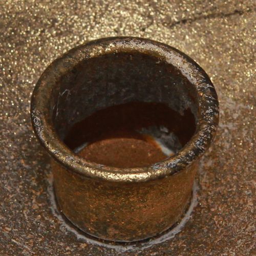 Floristik24 Golden cup decoration with candle holder antique gold Ø10cm H6.5cm