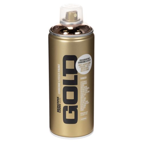 Copper Chrome Effect Spray Paint for Creative Projects Montana Cans 400ml