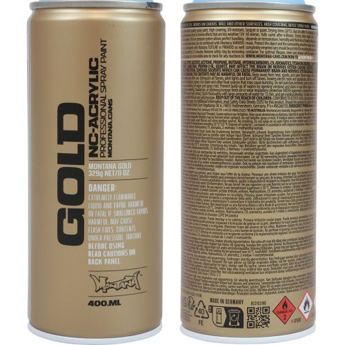 Product Light blue spray paint Montana Gold Baby Blue 400ml