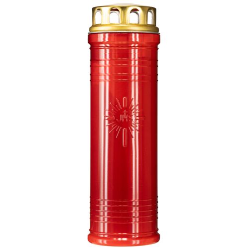 Product Grave lights red Ø7.5cm H24.5cm 1 piece