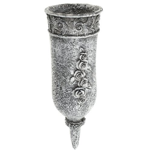 Floristik24 Grave ornaments funeral flowers, grave vase with ground spike L19cm