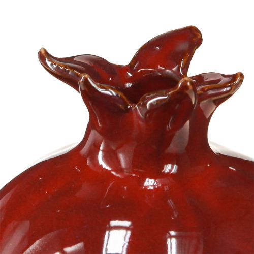Floristik24 Pomegranate Ceramic Candle Holder for Taper Candles H15cm 2pcs