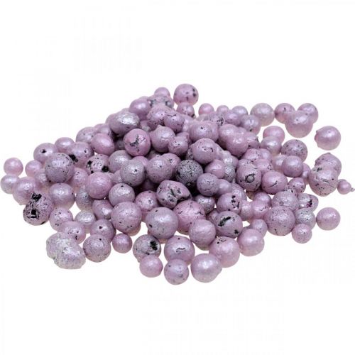 Product Brilliant decorative beads 4mm - 8mm clay granules pink 1l