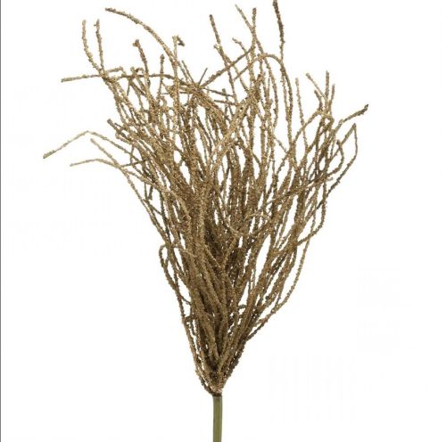 Grass bush brown artificial dry decoration autumn decoration 48cm