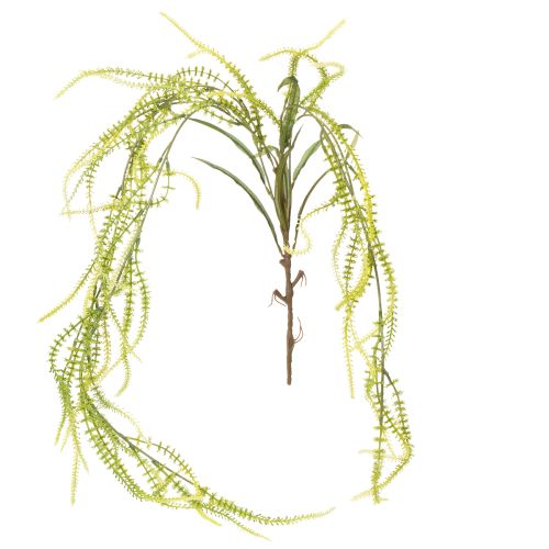 Green bristle millet artificial plant for elegant hanging decorations, stylish room accents, 114cm
