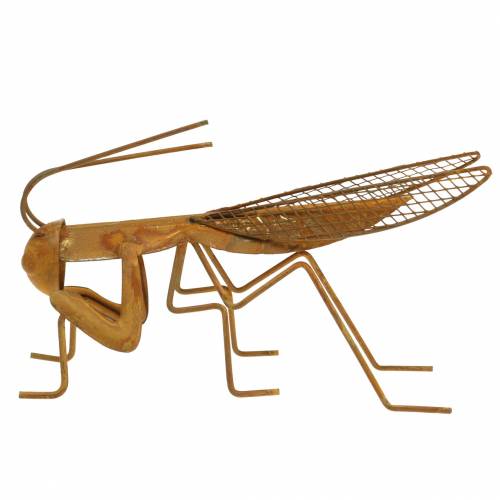 Floristik24 Garden decoration grille stainless steel metal 14.5cm