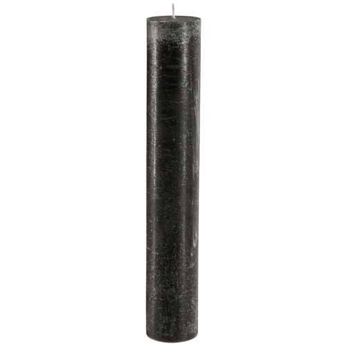 Product Large candles black taper candles 50mm x 300mm 4 pcs