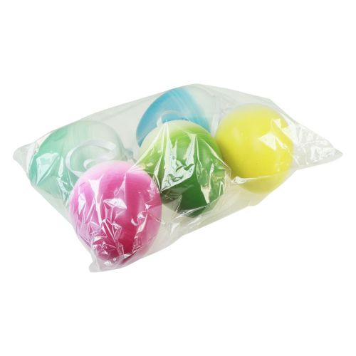 Floristik24 Large Easter Eggs Hanging Plastic Eggs Pastel Colors 15cm 5 Pcs