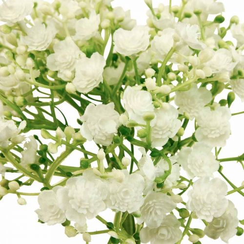 Product White Gypsophila artificial L30cm 12pcs