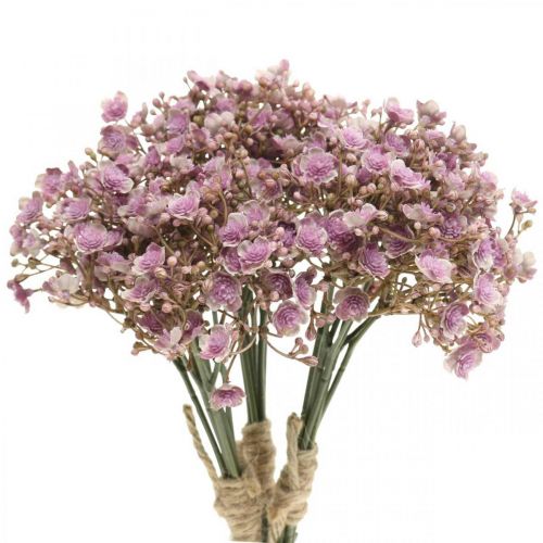 Gypsophila artificial violet autumn decoration 29.5cm 18pcs