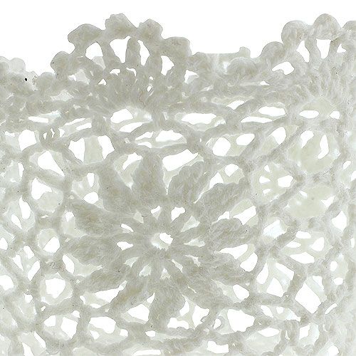 Product Crochet pot white Ø14cm H12.5cm