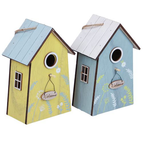 Product Hanging decoration spring decoration birdhouse decoration wood 19.5cm 2pcs