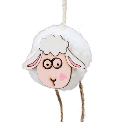Product Hanging Decoration Spring Easter Decoration Sheep Pendant 10cm 12 Pcs