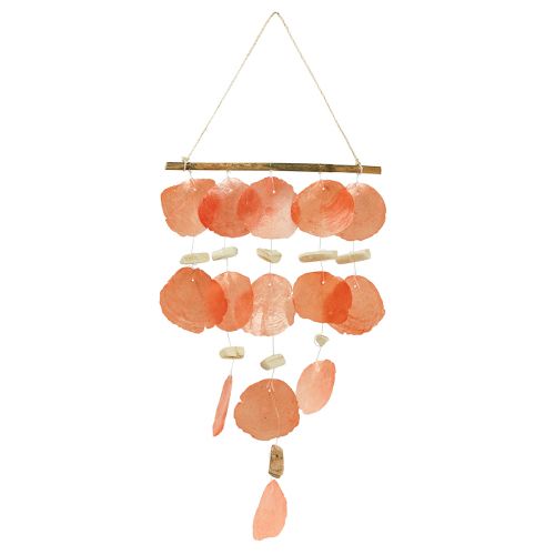 Hanging decoration maritime Capiz shells driftwood 28x66cm