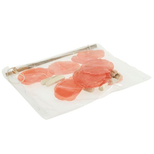 Product Hanging decoration maritime Capiz shells driftwood 28x66cm