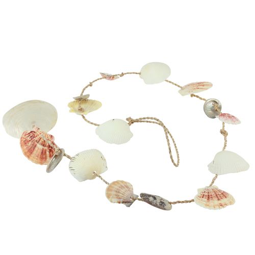 Floristik24 Hanging decoration maritime shell decoration natural 110cm Ø5–10cm