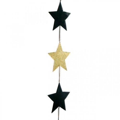 Christmas decoration star pendant golden black 5 stars 78cm