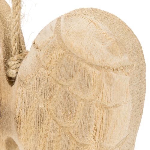 Wooden Angel Wing Pendant for Hanging Decoration 12cm | Floristik24.ie