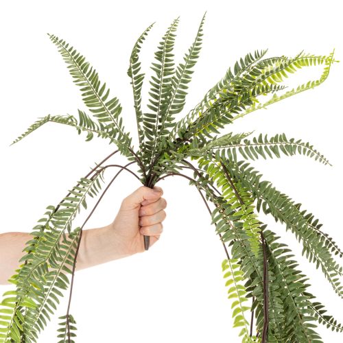 Artificial fern, decorative fern branch for sticking and hanging, 118cm | Floristik24.ie