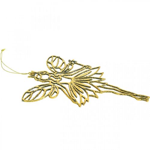 Floristik24 Christmas tree decoration elf fairies pendant golden H15cm 16 pcs