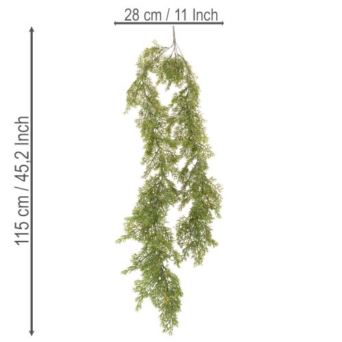 Art Garland Conifer Branch Decoration for Table and Window 115cm | Floristik24.ie