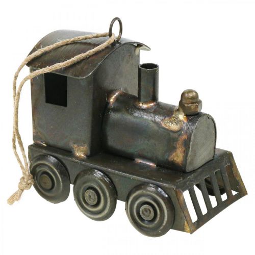 Product Christmas tree decorations Locomotive Christmas metal H7.5cm