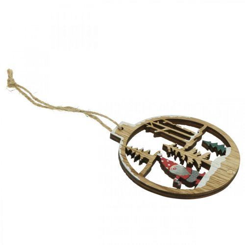 Floristik24 Christmas pendant Christmas tree decorations gnome 8/10cm 12pcs